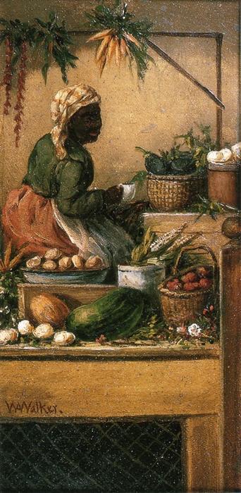 WikiOO.org - Encyclopedia of Fine Arts - Maľba, Artwork William Aiken Walker - Charleston Vegetable Woman