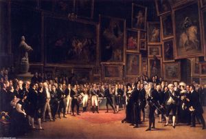 Charles X Distributing Awards at the Salon of 1824