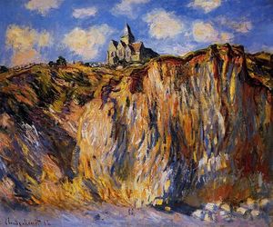 Claude Monet - The Church at Varengeville, Morning Effect