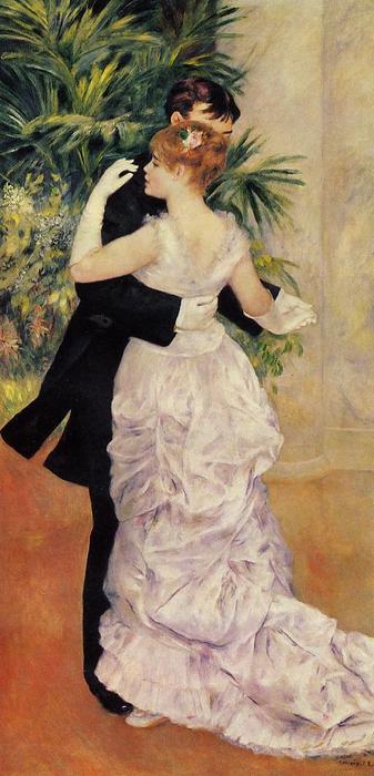 Wikioo.org - The Encyclopedia of Fine Arts - Painting, Artwork by Pierre-Auguste Renoir - City Dance