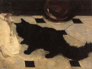 John Sloan - Green-s Cat