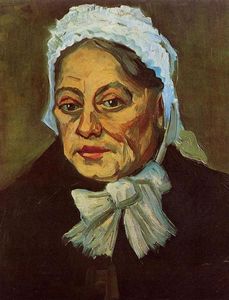Head of an Old Woman in a White Cap (also known as The Midwife)