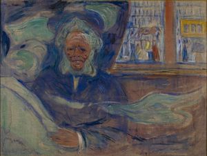 Edvard Munch - Ibsen at Grand Cafe