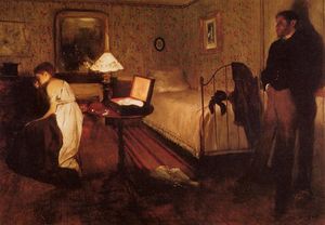 Edgar Degas - Interior (also known as The Rape)