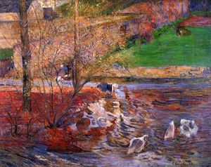 Landscape with Geese (also known as Goose Games)