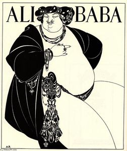 Aubrey Vincent Beardsley - Cover Design for Ali Baba