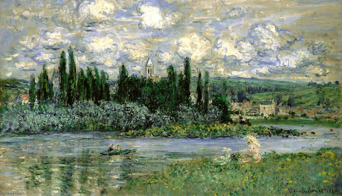  Art Reproductions Vetheuil, 1880 by Claude Monet (1840-1926, France) | ArtsDot.com