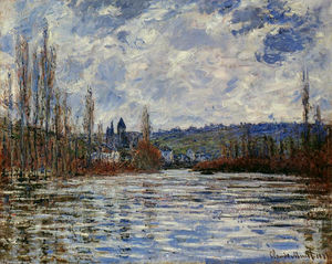 Claude Monet - Flood of the Seine at Vetheuil