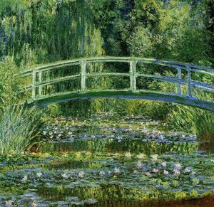 Claude Monet - The Japanese Bridge (The Water-Lily Pond)