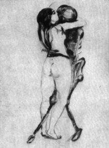 Edvard Munch - Girl and Death