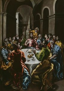 El Greco (Doménikos Theotokopoulos) - Feast in the House of Simon