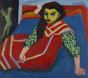 Ernst Ludwig Kirchner - Sitting Girl