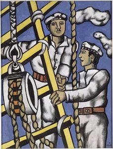 Fernand Leger - Composition with two sailors