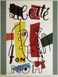 Fernand Leger - Freedom, I write your name