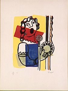 Fernand Leger - The singer on the radio