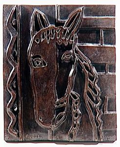 Fernand Leger - The head of a horse (The Horse)