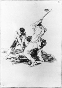 Francisco De Goya - Three Men Digging