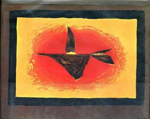 Georges Braque - At Sunset, Bird XVI