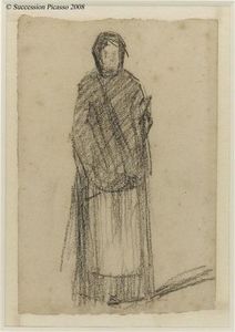 Georges Pierre Seurat - Woman standing