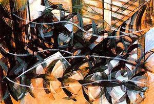 Giacomo Balla - Flight of the Swallows
