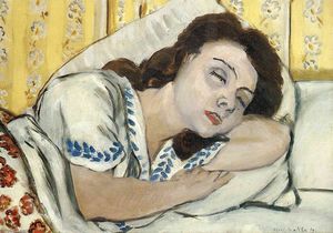 Henri Matisse - Portrait of Margurite sleeping