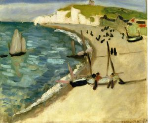 Henri Matisse - Aht Amont Cliffs at Etretat