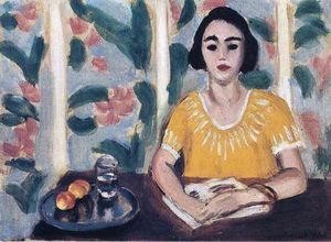 Henri Matisse - Woman Reading with Peaches