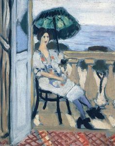 Henri Matisse - Woman holding umbrella