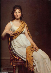 Jacques Louis David - Portrait of Madame Raymond de Verninac