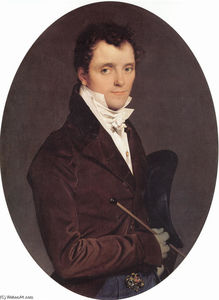 Jean Auguste Dominique Ingres - Portrait of Edme Bochet
