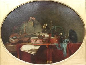 Jean-Baptiste Simeon Chardin - The instruments of music calendar