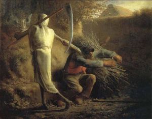 Jean-François Millet - Death and the woodcutter