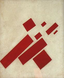 Suprematism with eight rectangles