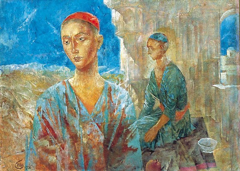  Paintings Reproductions Samarkand, 1926 by Kuzma Petrov-Vodkin (1878-1939, Russia) | ArtsDot.com