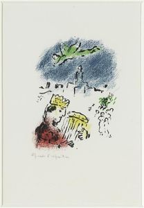 Marc Chagall - King David