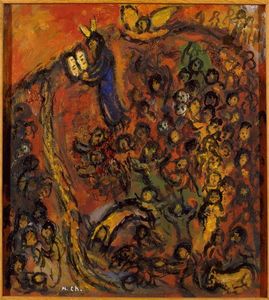 Marc Chagall - Striking the Rock