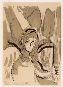 Marc Chagall - Angel with a sword