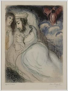 Marc Chagall - Sarah and Abimelech