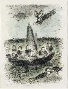 Marc Chagall - A Jonah-s Boat