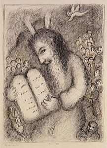 Marc Chagall - Moses