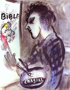 Marc Chagall - Self Portrait with a Palette
