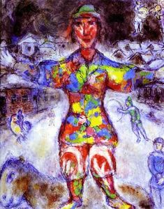 Marc Chagall - Multicolor Clown