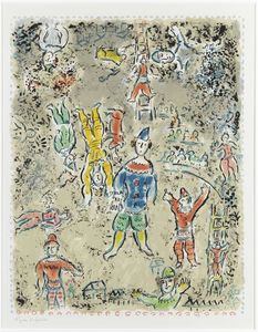 Marc Chagall - Blue clown
