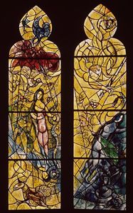 Marc Chagall - Adam and Eve expelled from Paradise (8)