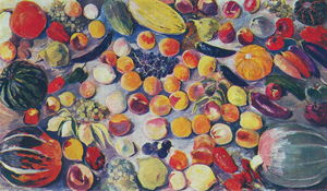 Martiros Saryan - Fruits and vegetables