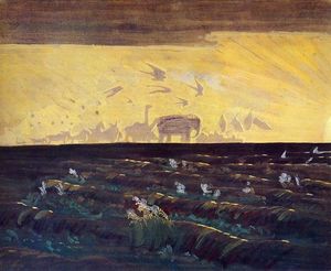 Mikalojus Konstantinas Ciurlionis - Adoration of the Sun