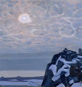 Nicholas Roerich - Moonlight. Sortavala.