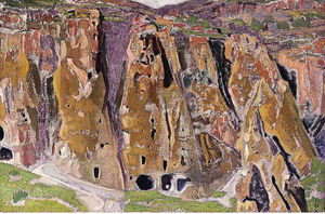 Nicholas Roerich - Cliff dwellings (Arizona)