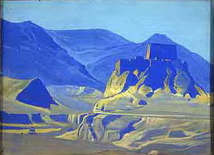Nicholas Roerich - Mountany landscape