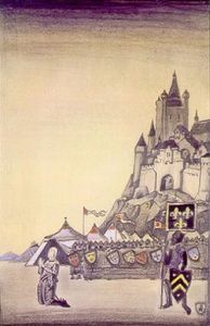 Nicholas Roerich - Jeanne d-Arc. Prayer.